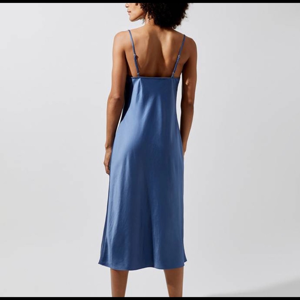 Navy slip dress NWT! - Picture 2 of 3